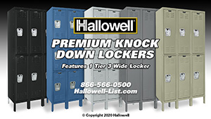 Hallowell KD Single Tier Wardrobe Locker