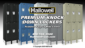 Hallowell KD 6 Tier Box Locker